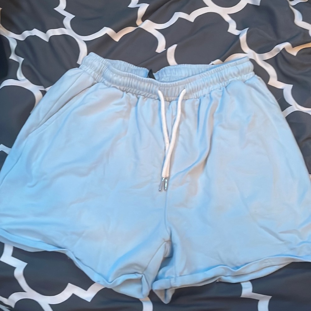 Blue comfortable shorts